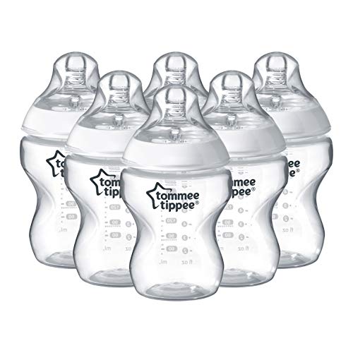 Tommee Tippee Closer to Nature Baby Feeding Bottles - 9oz, 6pk, Clear, List Price is $38.99, Now Only $17.97, You Save $21.02 (54%)