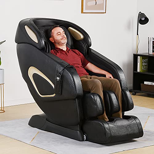 YITAHOME Zero Gravity Massage Chair SL Track, Full Body Shiatsu Massage Recliner with Airbag Pressure Body Scan Speaker Waist Heater Foot Roller for Home Office, Only $1399.99