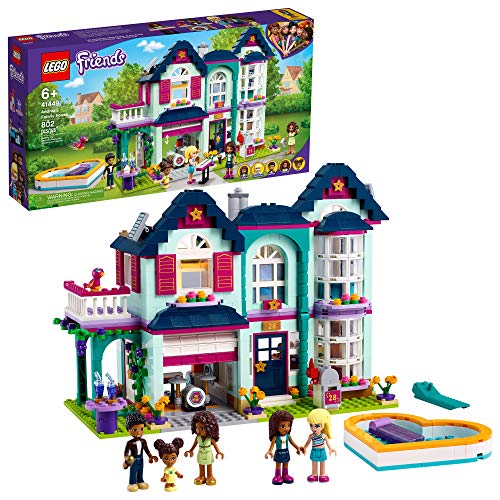 LEGO Friends Andrea's Family House 41449 Building Kit; Mini-Doll Playset is Great Gift for Creative 6-Year-Old Kids, New 2021 (802 Pieces), List Price is $69.99, Now Only $56.99, You Save $13.00 (19%)
