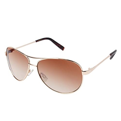 Jessica Simpson J106 Iconic Metal UV Protective Women's Aviator Sunglasses. Glam Gifts for Women, 59 mm, List Price is $40, Now Only $15.88, You Save $24.12 (60%)
