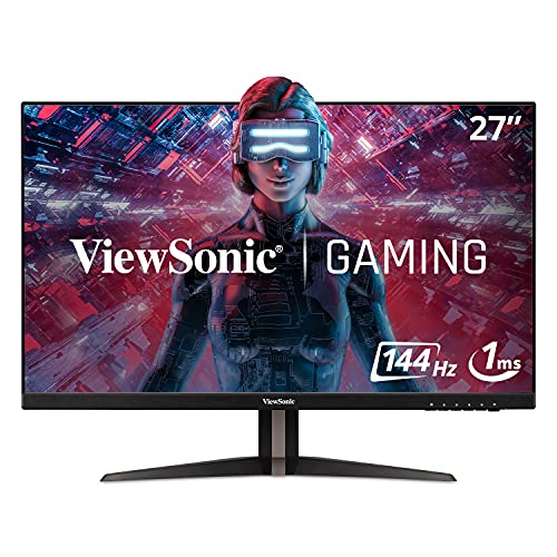 ViewSonic VX2768-2KP-MHD 27 Inch Frameless WQHD 1440p 144Hz 1ms IPS Gaming Monitor with FreeSync Premium, Eye Care, HDMI and DisplayPort, Black, Only $189.99
