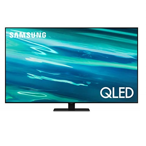 SAMSUNG 75-Inch Class QLED Q80A Series - 4K UHD Direct Full Array Quantum HDR 12x Smart TV with Alexa Built-in (QN75Q80AAFXZA, 2021 Model), List Price is $2699.99, Now Only $1,897.99