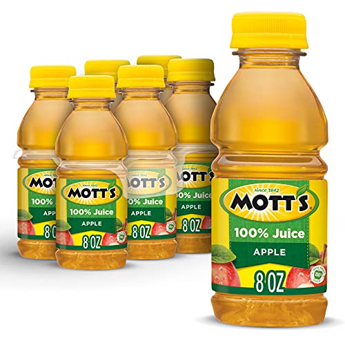 史低价！Mott's 苹果汁， 8 oz/瓶，共6瓶，现点击coupon后仅售$2.09，免运费！