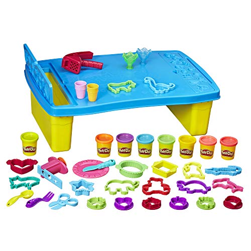 Play-Doh Play 'N Store Kids Play Table for Arts & Crafts Activities with 8 Non-Toxic Colors, 2 Oz Cans (Amazon Exclusive), List Price is $44.99, Now Only $27.49
