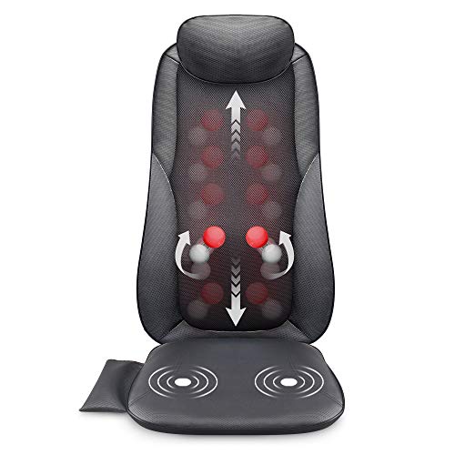 Snailax Shiatsu Massage Seat Cushion - 2D/3D 2-in-1 Modes Back Massager with Heat, Rolling Kneading Massage Chair Pad for Back Gifts for Women/Men/Dad/Mom, Now Only $89.99