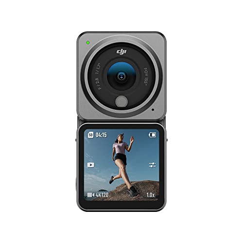 DJI Action 2 Dual-Screen Combo - 4K Action Camera with Dual OLED Touchscreens, 155° FOV, Magnetic Attachments, Stabilization Technology, Underwater Camera Now Only $359