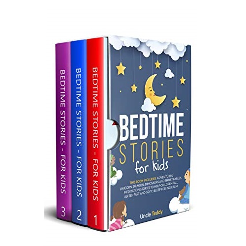 免费！《Bedtime Stories For Kids:儿童睡前故事》，3本套装，Kindle版本和有声版