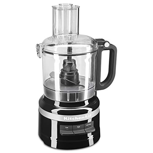 KitchenAid KFP0718OB Easy Store Food Processor, 7 Cup, Onyx Black, List Price is $99.99, Now Only $69.99, You Save $30.00 (30%)