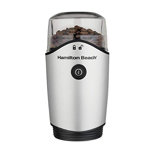 Hamilton Beach Fresh Grind Electric Coffee Grinder for Beans, Spices and More, Stainless Steel Blades, Removable Chamber, Makes up to 12 Cups, Silver, List Price is $19.99, Now Only $9.99