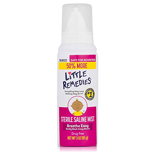 Little Remedies 儿童小鼻子盐水喷雾，婴儿可用，3 oz，原价$5.99，现仅售$4.49，免运费！