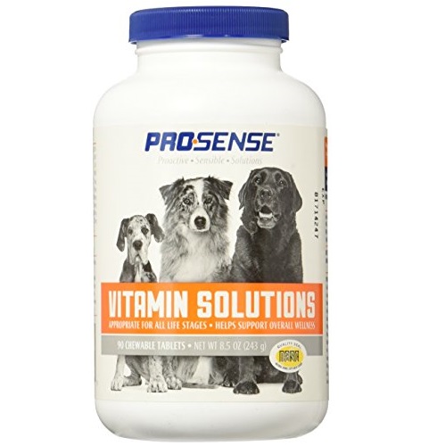 ProSense 犬类 维生素咀嚼片，90片，原价$6.49，现点击coupon后仅售$1.93，免运费！