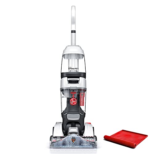 Hoover, White Dual Spin Pet Plus Carpet Cleaner Machine, Upright Shampooer, FH54050V, List Price is $259.99, Now Only $146.42