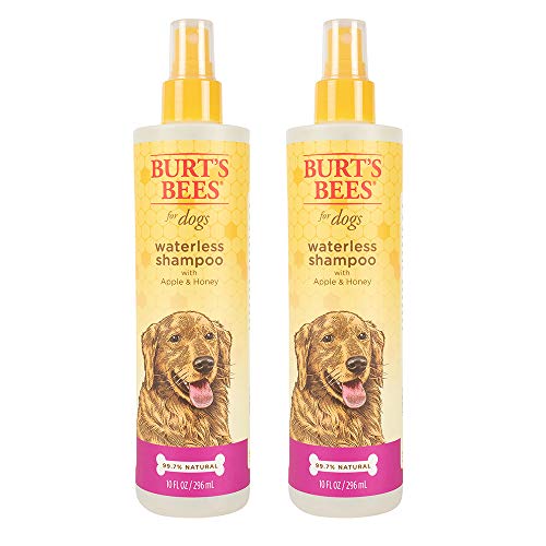 Burt's Bees for Dogs Natural Waterless Shampoo Spray for Dogs | Made with Apple and Honey | Quick & Easy Way to Bathe Your Dog | Sulfate & Paraben Free, Made in USA | 10 Oz - 2 Pack, Only $8.36