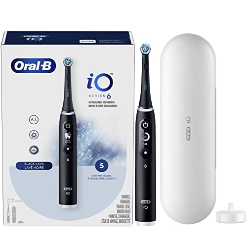 Oral-B iO Series 6 Electric Toothbrush with (1) Brush Head, Black Lava, List Price is $147.72, Now Only $102.90