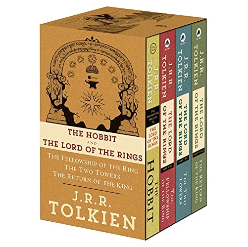 J.R.R. Tolkien 作品 《The Hobbit霍比特人》和《The Lord of the Rings指环王》合集，原价$35.96，现仅售$14.74