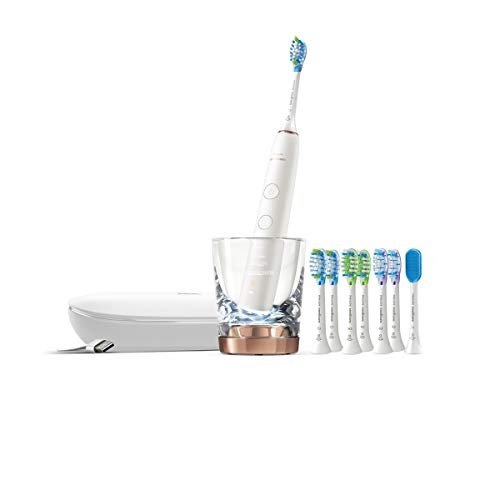 Philips Sonicare DiamondClean 智能蓝牙电动牙刷，带8个刷头，HX9957/61，原价$329.99，现仅售$199.99，免运费