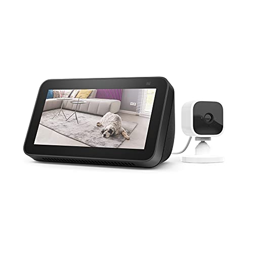 史低价！Echo Show 5 带Alexa语音助手的智能屏幕+Blink Mini 1080p室内监控摄像头，原价$119.98，现仅售$49.99，免运费