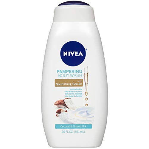NIVEA Coconut and Almond Milk Body Wash with Nourishing Serum, 20 Fl Oz Bottle, List Price is $7.99, Now Only $3.74