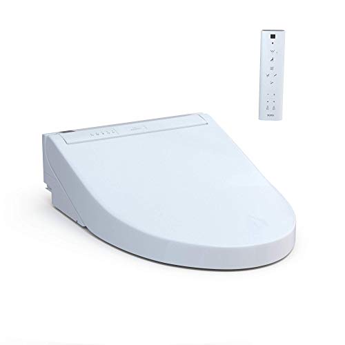 TOTO SW3084#01 WASHLET C5 Electronic Bidet Toilet Seat with PREMIST and EWATER+ Wand Cleaning, Elongated, Cotton White,  Only $388.43