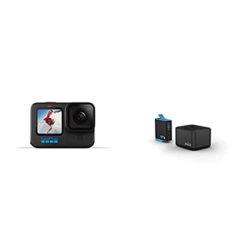 GoPro HERO10 Black with Dual Battery Charger + Battery (HERO9 Black) - Official GoPro Accessory (ADDBD-001), List Price is $549.98, Now Only $449.99, You Save $99.99 (18%)
