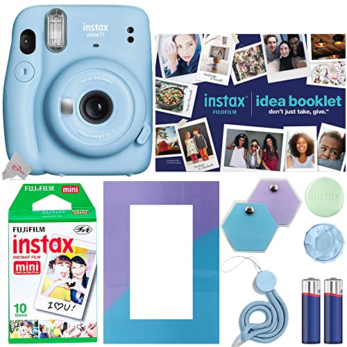 Fujifilm Instax Mini 11 2021 Bundle - Blue, List Price is $79.95, Now Only $69.95, You Save $10.00 (13%)