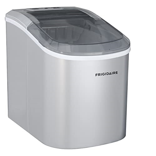 Frigidaire EFIC189-Silver Compact Ice Maker, 26 lb per Day, Silver, List Price is $129.99, Now Only $77.94