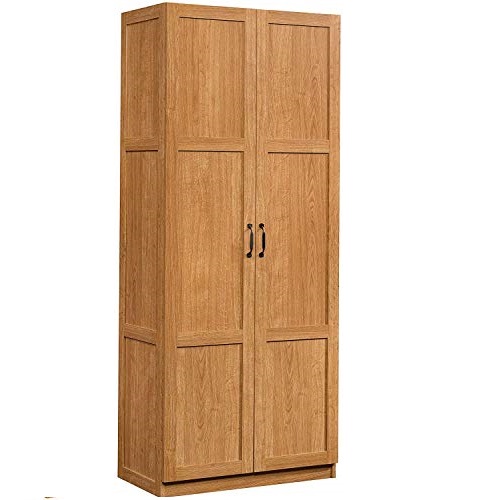 Sauder Storage Cabinet, Highland Oak Finish, List Price is $169.99, Now Only $119.59, You Save $50.40 (30%)