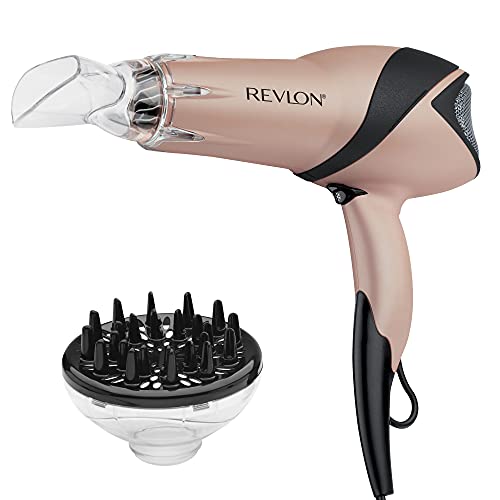 REVLON 1875 Watts Infrared Heat Hair Dryer for Max Drying Power, Rose Gold, List Price is $29.99, Now Only $18.27