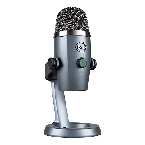 Blue Yeti Nano Premium USB Microphone for Recording, Streaming, Gaming, Podcasting on PC and Mac, Condenser Mic with Blue VO!CE Effects, Cardioid and Omn,Only  $55.21