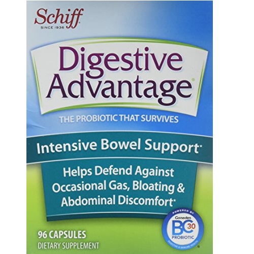 Digestive Advantage Intensive Bowel Support Probiotics Supplement, 96 Count, Now Only $13.70