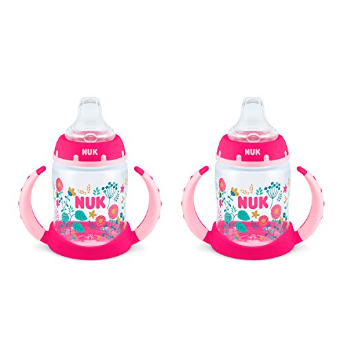 NUK Learner Cup, 5oz, 2-Pack, Flowers, List Price is $13.49, Now Only $10.39, You Save $3.10 (23%)