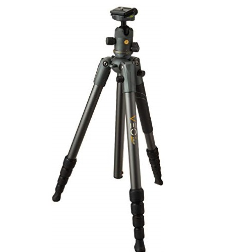 Vanguard VEO 2 235AB Black Aluminum Travel Tripod with VEO 2 BH-50 Ball Head for Sony, Nikon, Canon, Fujifilm Mirrorless, Compact System Camera (CSC), DSLR, w Only $79.99