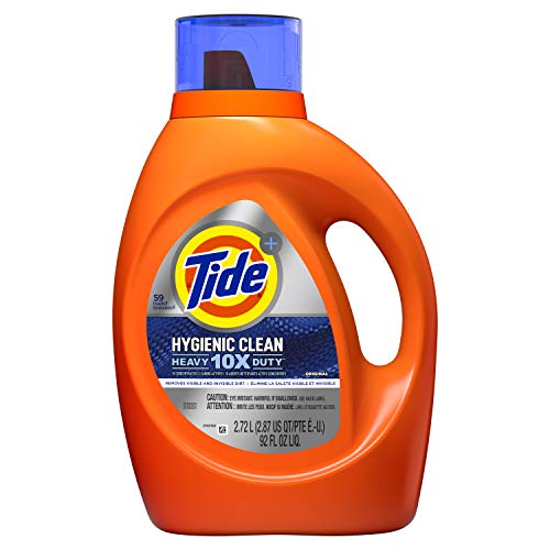 Tide Hygienic Clean Heavy 10x Duty Liquid Laundry Detergent, Original Scent, He Compatible, 59 Loads, 92 Fl Oz, List Price is $14.99, Now Only $8.44