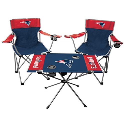 Rawlings NFL Tailgate 尾门派对 可折桌座椅 三件套，原价$79.99，现仅售$55.96，免运费！不同球队可选！