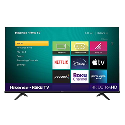 史低价！Hisense海信 R6G 4K HDR Roku TV 智能电视机，55吋，原价$599.99，现仅售$319.99，免运费！50吋款仅售$289.99(也是史低价）