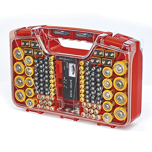 Ontel Battery Daddy 180 Battery Organizer and Storage Case with Tester, 1 Count, As Seen on TV, List Price is $19.88, Now Only $9.99