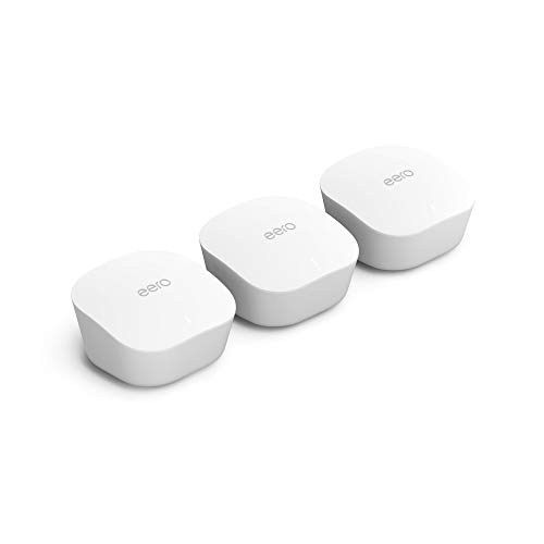 Amazon eero mesh WiFi system – router replacement for whole-home coverage (3-pack), List Price is $199, Now Only $129.99