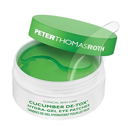 Peter Thomas Roth Cucumber De-Tox Hydra-Gel Eye Patches, Soothing Under-Eye Patches for Puffiness, Dark Circles, Fine Lines and Wrinkles, 60 Count (Pack of 1), List Price is $52, Now Only $28.98