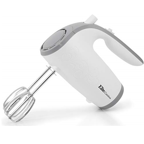 Maxi-Matic EHM-003X Ultra Power Electric 5-Speed Kitchen Hand Mixer, White, List Price is $14.99, Now Only $12.00