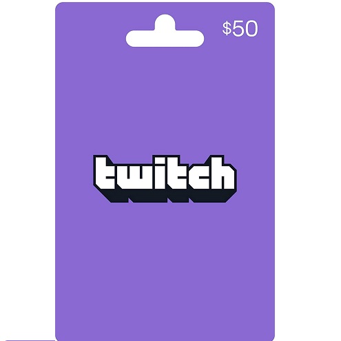 $50 Twitch Gift Card (US Only), now only $40.00, free shipping