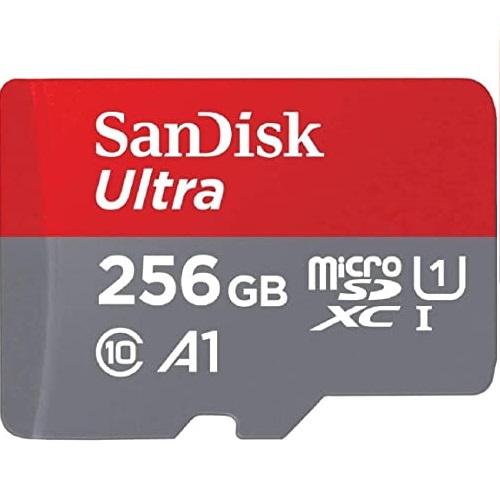 SanDisk 256GB Ultra MicroSDXC UHS-I Memory Card with Adapter - 120MB/s, C10, U1, Full HD, A1, Micro SD Card - SDSQUA4-256G-GN6MA,  Only $24.99,