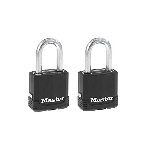 史低价！Master Lock  M115XTLF  户外挂锁，2件，原价$14.66，现仅售$9.30