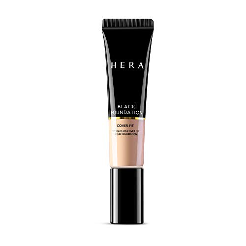 HERA Black Foundation Matte Makeup, Longwear and Oil-free, Jennie Picked Lightweight Cover Fit Liquid Concealer Foundation by Amorepacific (1.18 Fl Oz, 25N1)