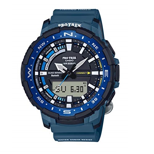 Casio Men's Pro Trek Quartz Sport Watch with Resin Strap, Blue, 22.5 (Model: PRT-B70-2CR), List Price is $240, Now Only $138.74, You Save $101.26 (42%)