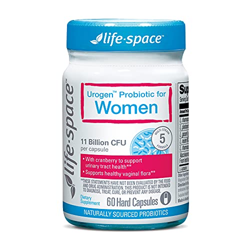 Life-Space Women’s Probiotics with Cranberry for Urinary Tract Health - Supports Vaginal and Immune Health, 11 Billion CFU Multi Strains- 60 Capsules