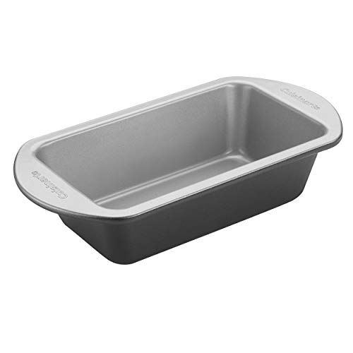 CUISINART CMHB-9LP Easy-Grip Nonstick Loaf Pan, 9 Inch, Black/Silver, List Price is $10.95, Now Only $6.35