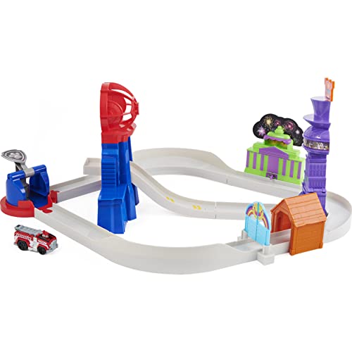 Paw Patrol, True Metal Total City Rescue Movie Track Set with Exclusive Marshall Vehicle, 1:55 Scale, Kids Toys for Ages 3 and up, List Price is $41.99, Now Only $25, You Save $16.99 (40%)