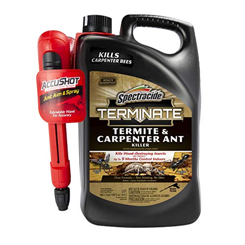 Spectracide HG-96375 Terminate Termite & Carpenter Ant Killer, AccuShot Sprayer, 1.33-gal, 1.3 gal, List Price is $34.99, Now Only $8.19, You Save $26.80 (77%)
