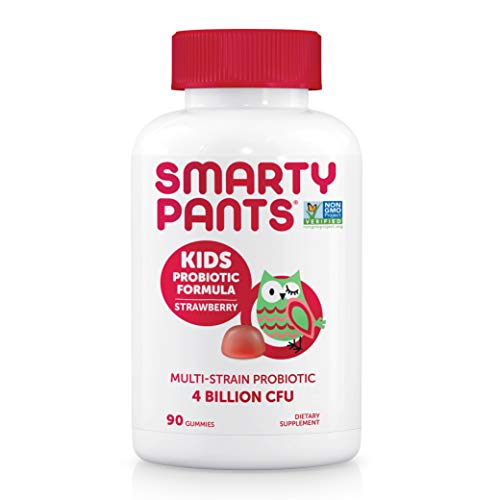 SmartyPants Kids Probiotic Immunity Gummies: Prebiotics & Probiotics for Immune Support & Digestive Comfort, Strawberry Flavor, 90 Gummy Vitamins, 90 Day Supply, Only $14.58