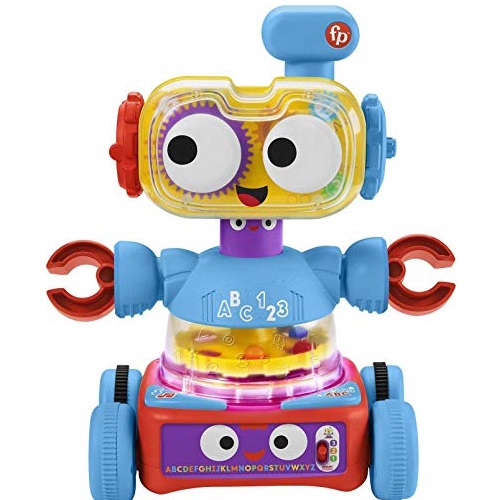 Fisher-Price 4-in-1 Ultimate Learning Bot, Electronic Activity Toy with Lights, Music and Educational Content for Infants and Kids 6 Months to 5 Years, List Price is $53.99, Now Only $35.99